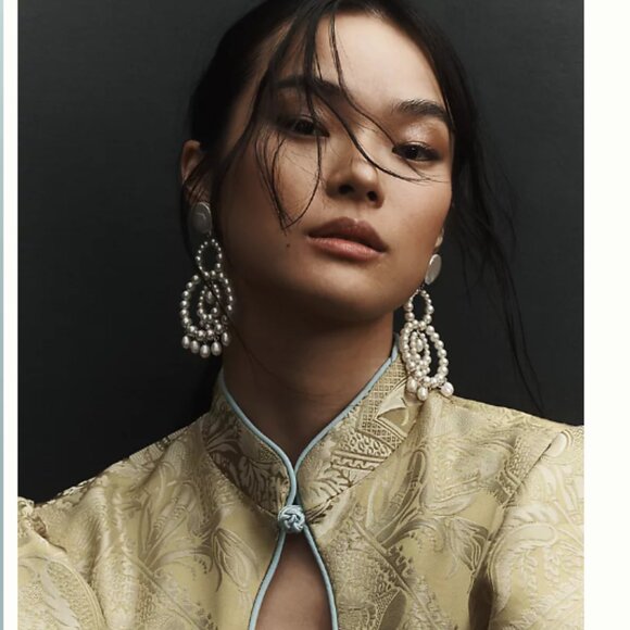 Brand New Maeve Puff-Sleeve Babydoll Mini Dress - Picture 12 of 16